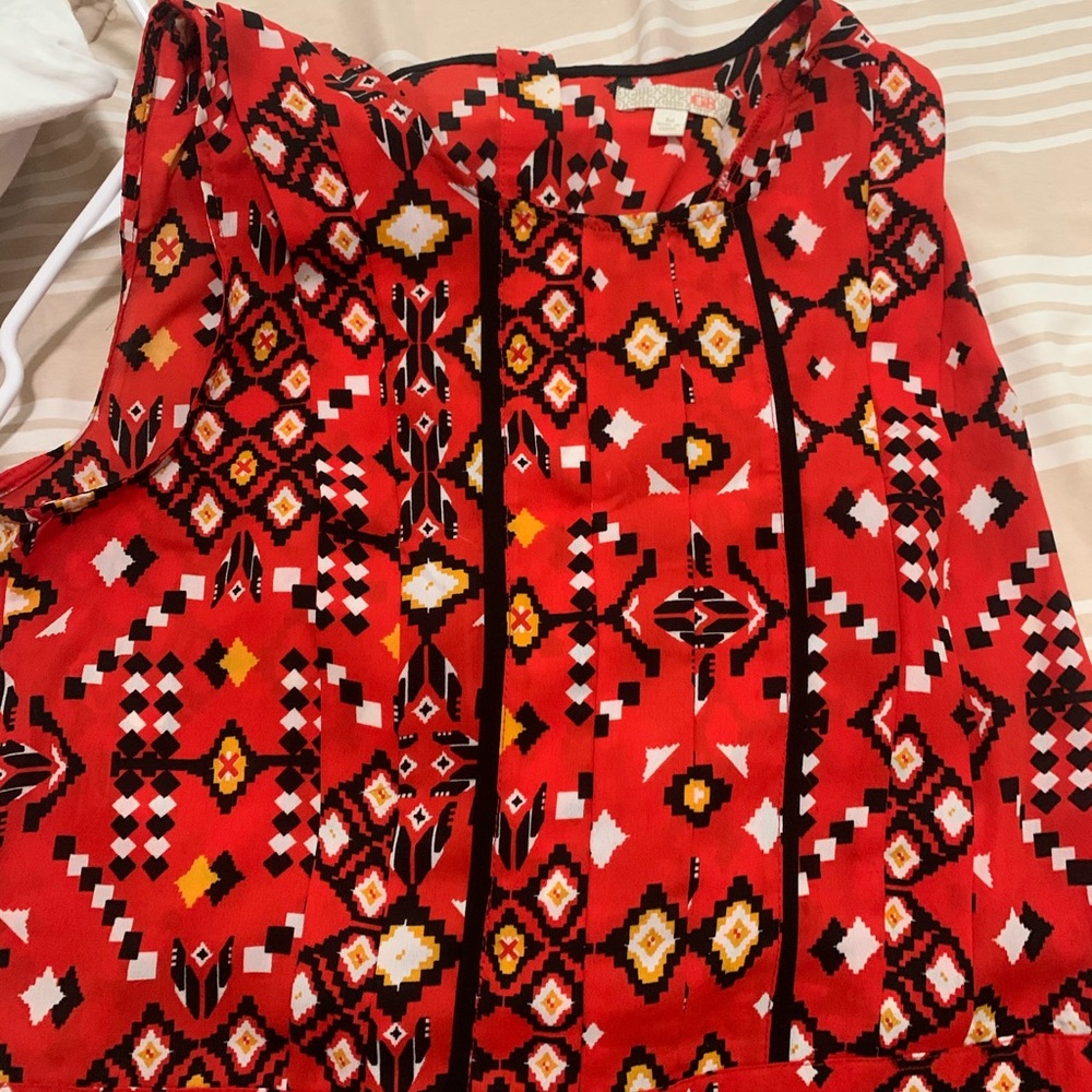 Tribal print tank top